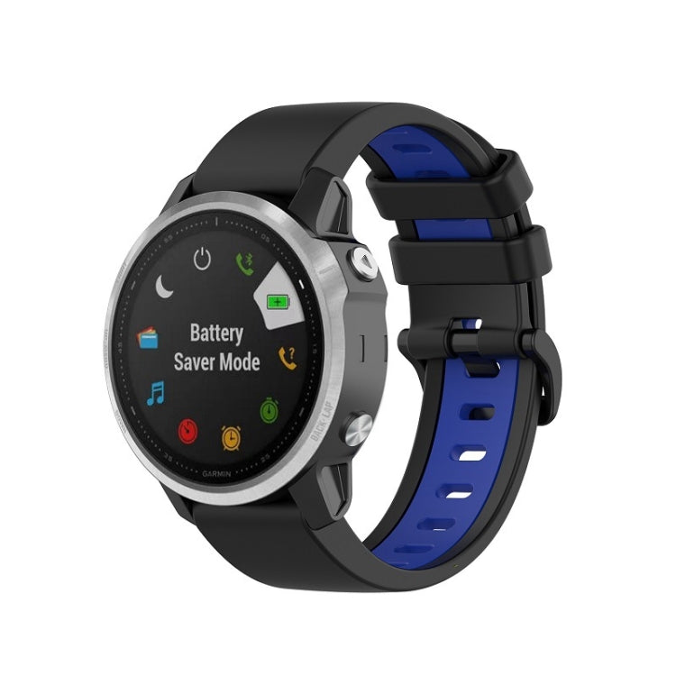 Cinturino in silicone bicolore, For Garmin Fenix 6S