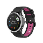 Cinturino in silicone bicolore, For Garmin Fenix 6S