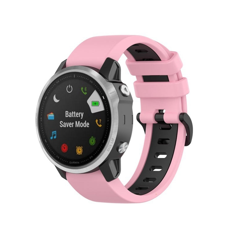 Cinturino in silicone bicolore, For Garmin Fenix 6S
