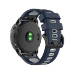 Cinturino in silicone bicolore, For Garmin Fenix 6X