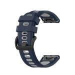 Cinturino in silicone bicolore, For Garmin Fenix 6X