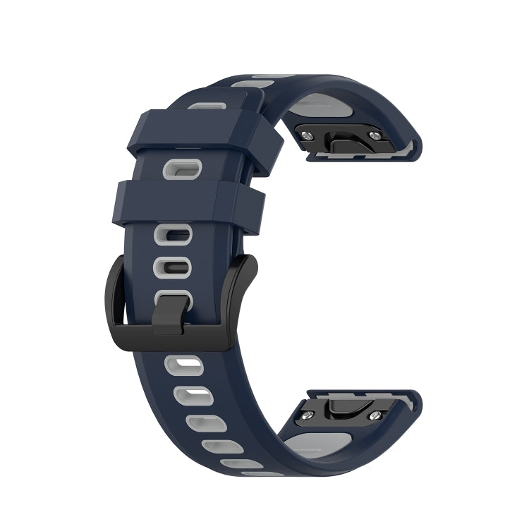 Cinturino in silicone bicolore, For Garmin Fenix 6X