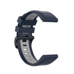 Cinturino in silicone bicolore, For Garmin Fenix 6X