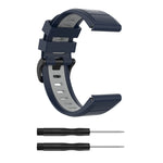 Cinturino in silicone bicolore, For Garmin Fenix 6X