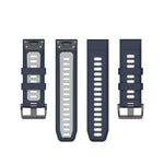 Cinturino in silicone bicolore, For Garmin Fenix 6X