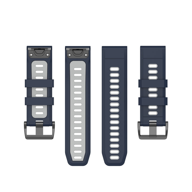 Cinturino in silicone bicolore, For Garmin Fenix 6X