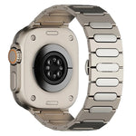Cinturino per orologio in lega di titanio con fibbia ovale a farfalla, For Apple Watch SE 2023 44mm, For Apple Watch Ultra 2 49mm, For Apple Watch Series 9 45mm, For Apple Watch Ultra 49mm, For Apple Watch Series 8 45mm, For Apple Watch SE 2022 44mm