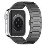 Cinturino per orologio in lega di titanio con fibbia ovale a farfalla, For Apple Watch SE 2023 44mm, For Apple Watch Ultra 2 49mm, For Apple Watch Series 9 45mm, For Apple Watch Ultra 49mm, For Apple Watch Series 8 45mm, For Apple Watch SE 2022 44mm