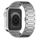 Cinturino per orologio in lega di titanio con fibbia ovale a farfalla, For Apple Watch SE 2023 44mm, For Apple Watch Ultra 2 49mm, For Apple Watch Series 9 45mm, For Apple Watch Ultra 49mm, For Apple Watch Series 8 45mm, For Apple Watch SE 2022 44mm