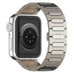 Cinturino per orologio in lega di titanio con fibbia ovale a farfalla, For Apple Watch Series 7 45mm, For Apple Watch SE 44mm, For Apple Watch Series 6 44mm, For Apple Watch Series 5 44mm, For Apple Watch Series 4 44mm, For Apple Watch Series 3 42mm