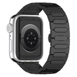Cinturino per orologio in lega di titanio con fibbia ovale a farfalla, For Apple Watch Series 7 45mm, For Apple Watch SE 44mm, For Apple Watch Series 6 44mm, For Apple Watch Series 5 44mm, For Apple Watch Series 4 44mm, For Apple Watch Series 3 42mm