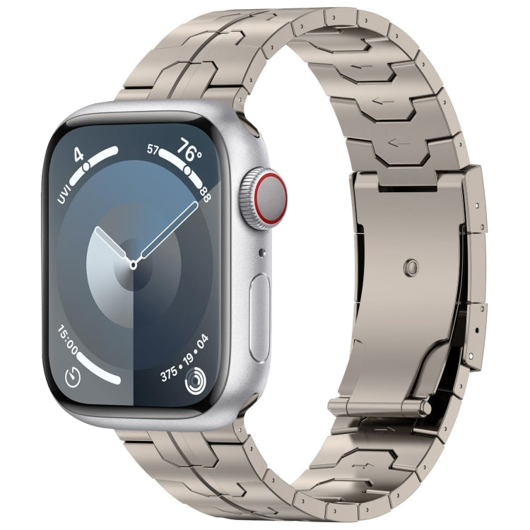 Cinturino per orologio in lega di titanio con fibbia tartaruga, For Apple Watch SE 2023 44mm, For Apple Watch SE 2023 40mm, For Apple Watch Ultra 2 49mm, For Apple Watch Series 9 45mm, For Apple Watch Series 9 41mm, For Apple Watch Ultra 49mm          ...