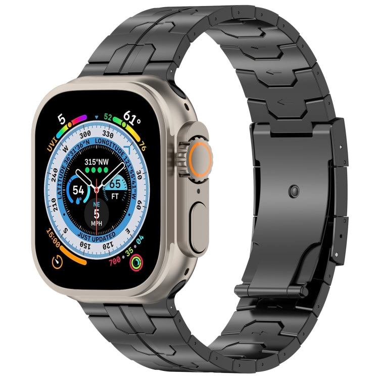 Cinturino per orologio in lega di titanio con fibbia tartaruga, For Apple Watch SE 2023 44mm, For Apple Watch SE 2023 40mm, For Apple Watch Ultra 2 49mm, For Apple Watch Series 9 45mm, For Apple Watch Series 9 41mm, For Apple Watch Ultra 49mm          ...