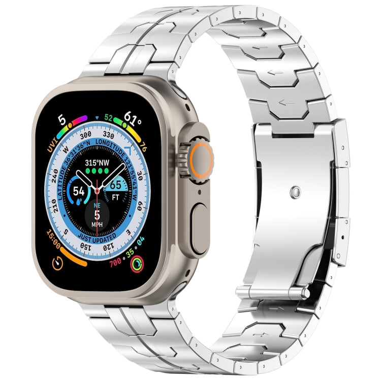 Cinturino per orologio in lega di titanio con fibbia tartaruga, For Apple Watch SE 2023 44mm, For Apple Watch SE 2023 40mm, For Apple Watch Ultra 2 49mm, For Apple Watch Series 9 45mm, For Apple Watch Series 9 41mm, For Apple Watch Ultra 49mm          ...