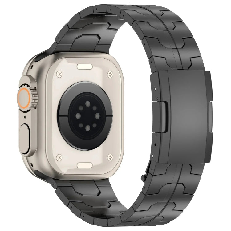 Cinturino per orologio in lega di titanio con fibbia tartaruga, For Apple Watch Series 5 44mm, For Apple Watch Series 5 40mm, For Apple Watch Series 4 44mm, For Apple Watch Series 4 40mm, For Apple Watch Series 3 38mm, For Apple Watch Series 3 42mm