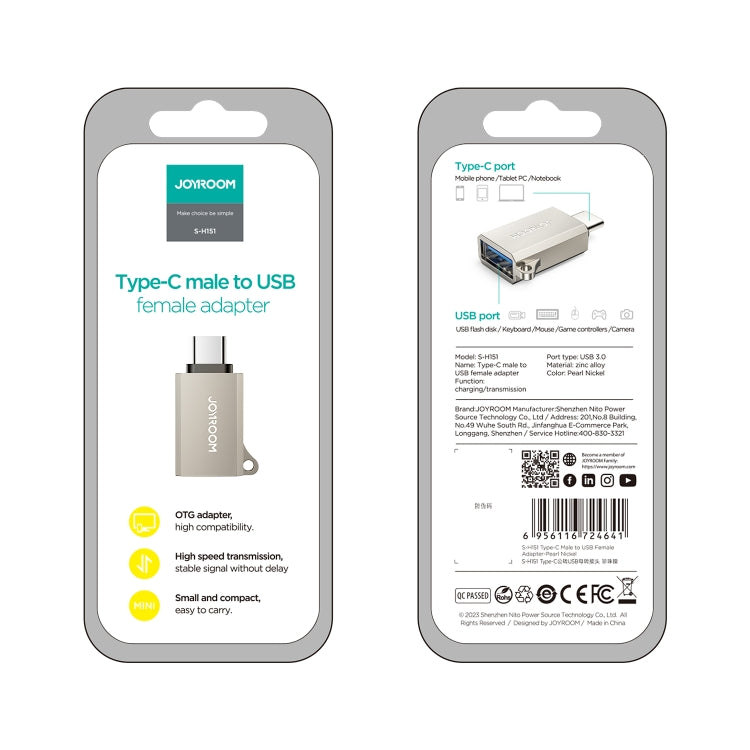 Adattatore OTG USB-C maschio a USB 3.0 femmina 5Gbps