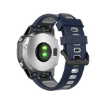 Cinturino in silicone bicolore, For Garmin Fenix 6
