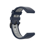 Cinturino in silicone bicolore, For Garmin Fenix 6