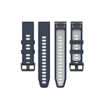Cinturino in silicone bicolore, For Garmin Fenix 6