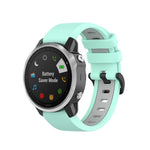 Cinturino in silicone bicolore, For Garmin Fenix 6