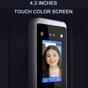 Realand F100 Macchina per la presenza di tessere per impronte digitali con touch screen capacitivo da 4,3 pollici, F100