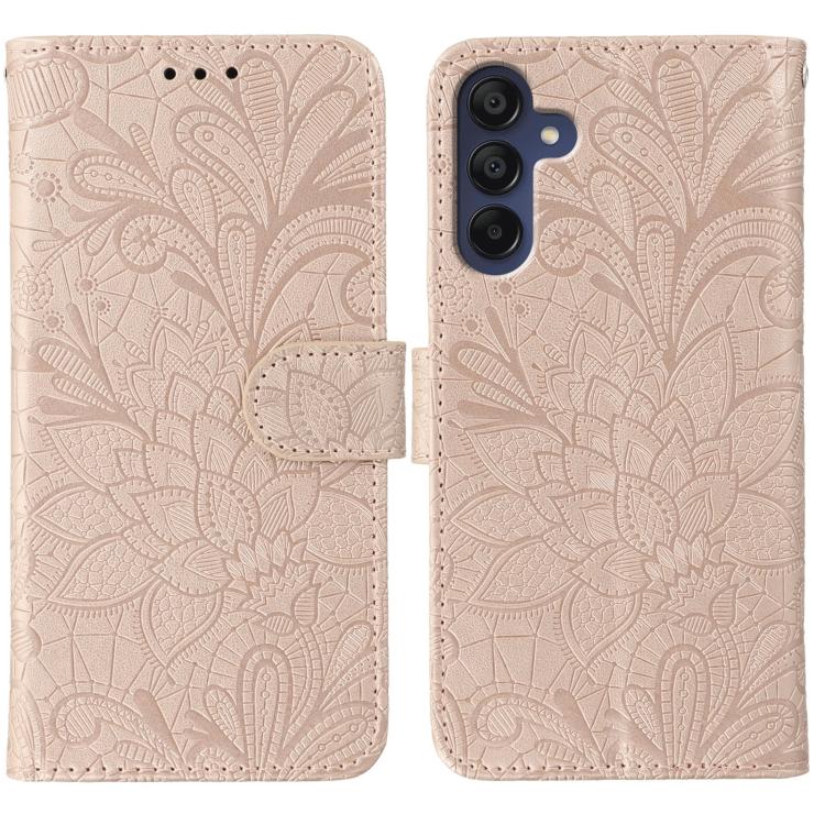 Custodia in pelle con stampa floreale per Samsung Galaxy A06 4G/5G e modelli