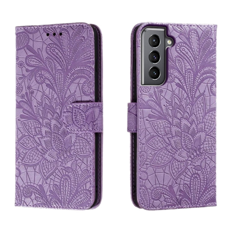 Custodia in pelle con motivo floreale per Samsung Galaxy S25 Ultra 5G