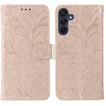 Custodia in pelle con motivo floreale per Samsung Galaxy S26 Edge 5G