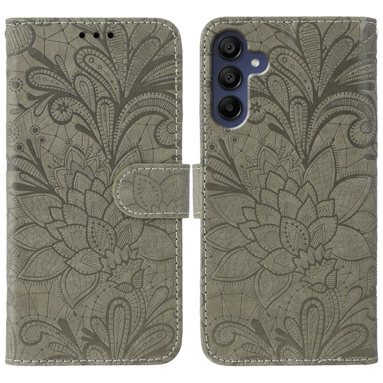 Custodia in pelle con motivo floreale per Samsung Galaxy S26 Edge 5G