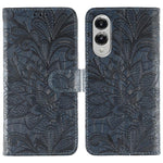 Custodia in pelle con motivo floreale per Samsung Galaxy S26 Edge 5G