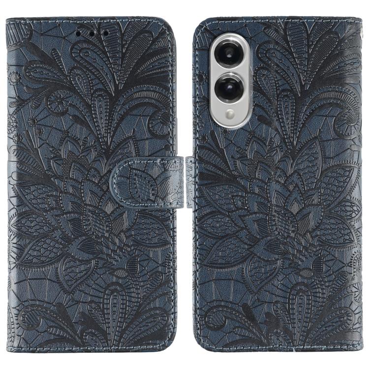 Custodia in pelle con motivo floreale per Samsung Galaxy S26 Edge 5G