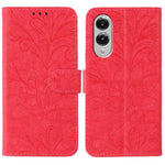 Custodia in pelle con motivo floreale per Samsung Galaxy S26 Edge 5G
