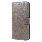 Custodia in pelle con motivo floreale per Samsung Galaxy S25 Ultra 5G