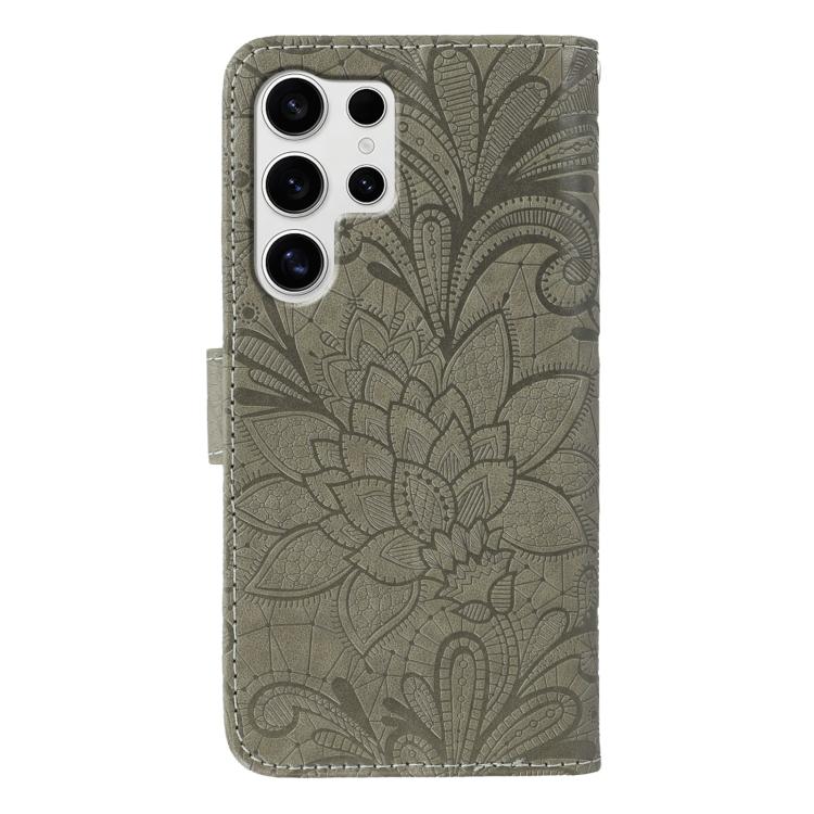 Custodia in pelle con motivo floreale per Samsung Galaxy S25 Ultra 5G