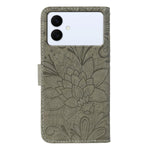 Custodia in pelle con motivo floreale per Samsung Galaxy S26 Edge 5G