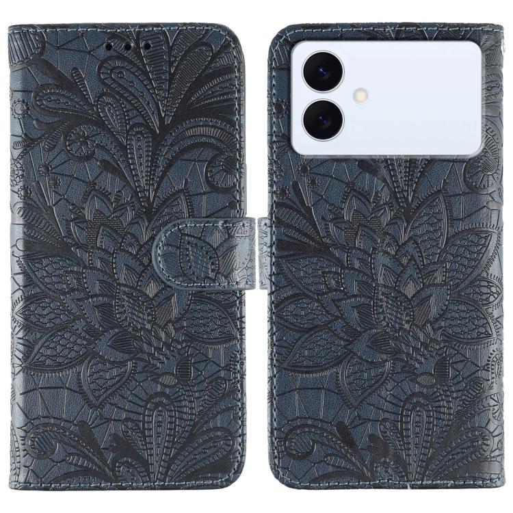 Custodia in pelle con motivo floreale per Samsung Galaxy S26 Edge 5G
