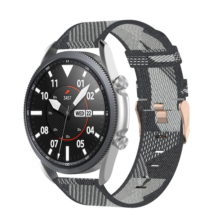 Cinturino strutturato in nylon intrecciato, dimensioni: misura libera 20 mm, For Galaxy Watch 3 41mm
