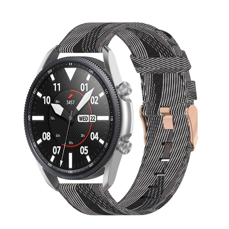 Cinturino strutturato in nylon intrecciato, dimensioni: misura libera 20 mm, For Galaxy Watch 3 41mm