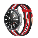 Cinturino strutturato in nylon intrecciato, dimensioni: misura libera 20 mm, For Galaxy Watch 3 41mm
