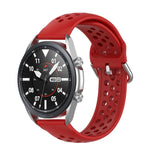 Cinturino in tinta unita sportivo in silicone R850, dimensioni: misura libera 20 mm, For Galaxy Watch 3 41mm