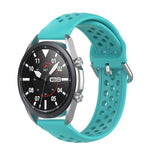 Cinturino in tinta unita sportivo in silicone R850, dimensioni: misura libera 20 mm, For Galaxy Watch 3 41mm