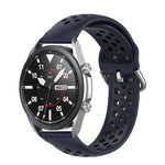 Cinturino in tinta unita sportivo in silicone R850, dimensioni: misura libera 20 mm, For Galaxy Watch 3 41mm