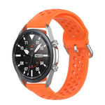 Cinturino in tinta unita sportivo in silicone R850, dimensioni: misura libera 20 mm, For Galaxy Watch 3 41mm