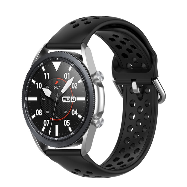 Cinturino in tinta unita sportivo in silicone R850, dimensioni: misura libera 20 mm, For Galaxy Watch 3 41mm