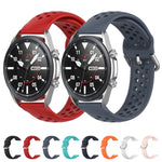 Cinturino in tinta unita sportivo in silicone R850, dimensioni: misura libera 20 mm, For Galaxy Watch 3 41mm