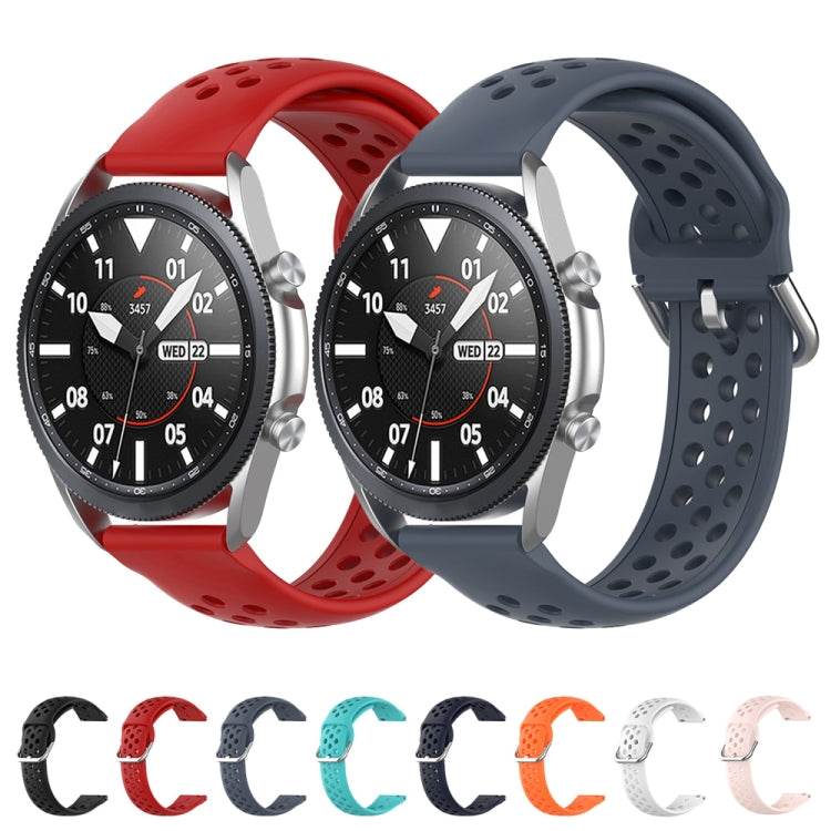 Cinturino in tinta unita sportivo in silicone R850, dimensioni: misura libera 20 mm, For Galaxy Watch 3 41mm