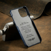 Custodia in pelle PU Fierre Shann per iPhone