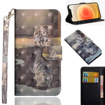 Custodia portafoglio in pelle TPU per iPhone 12 Mini e 12 Pro