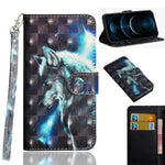 Custodia portafoglio flip in pelle TPU per iPhone 12 Pro Max
