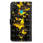 Custodia portafoglio in pelle TPU per Honor Play 9A